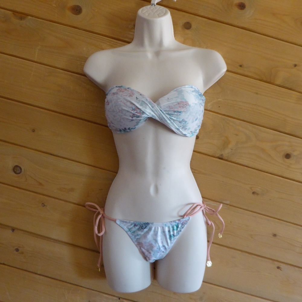 Sinesia Karol BK Beth Bandeau Bikini Swimsuit New
